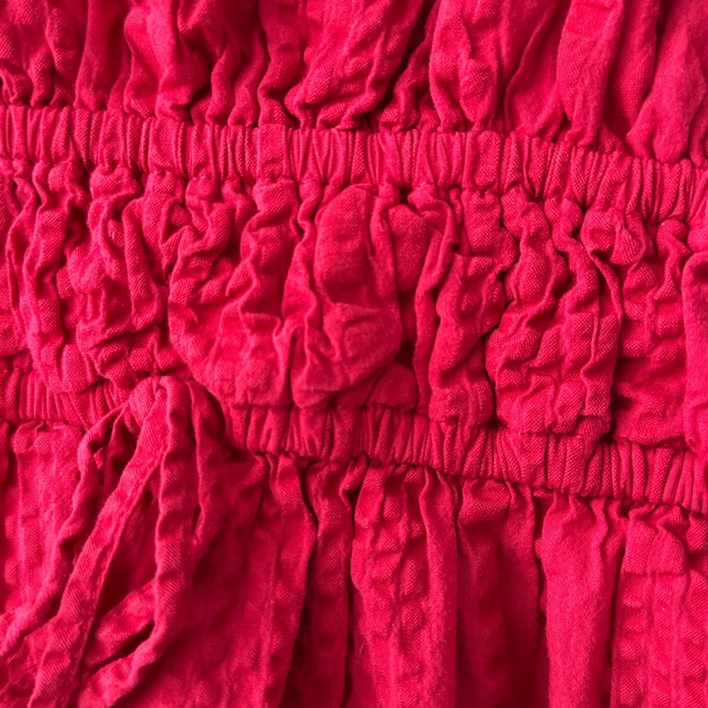 Girls red summer dress Arizona Jean co size S - Picture 5 of 6